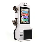 8'' Touchable Video Guestbook Phone with 64GB Memory Audio Guestbook Phone Message Recording Wall Mount Booth Telephone